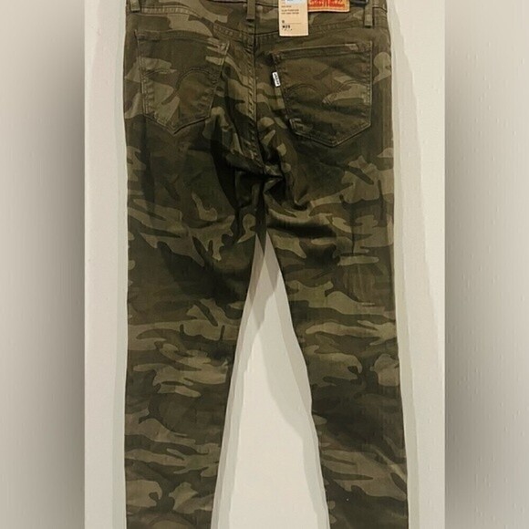 New LEVI'S Women's 711 Skinny Ankle, pants Jeans camo size 00, waist 24 - Picture 10 of 12